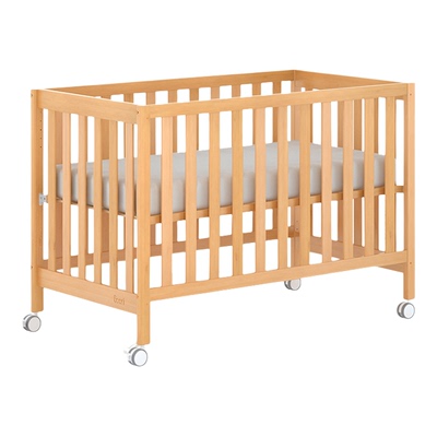 Boori新款实木婴儿床可移动拼接床宝宝床多功能儿童新生儿护栏床