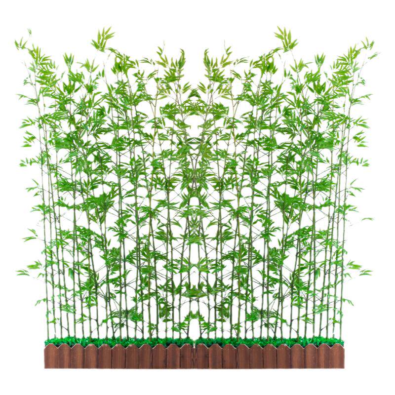 室外绿植物隔断屏风塑料仿真竹子