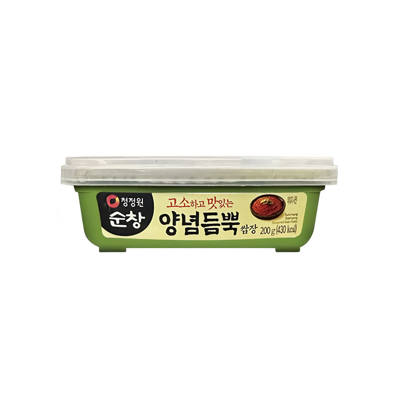 韩国进口家用烤酱清净园包饭酱蒜蓉辣酱烤肉蘸酱拌饭酱200g生菜烧