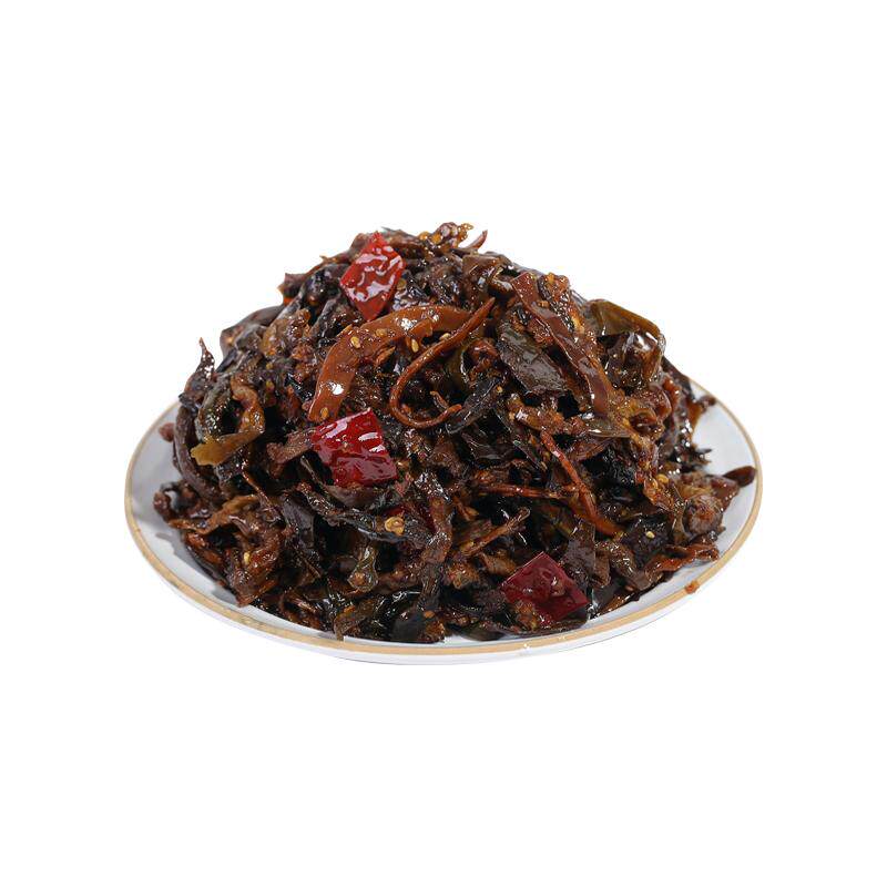韩食府茄子干辣椒咸菜延边朝鲜族辣椒咸菜东北茄子干酱菜下饭菜