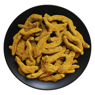 姜黄中药材新鲜姜黄片茶老黄姜根干黄丝郁金香料非野生可搭肉桂粉