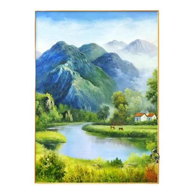 福居宝地玄关装饰画招财山水