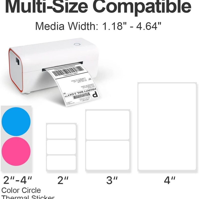热敏标签条码打印机不干胶快递单面宝电子标签E邮