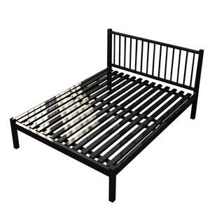 北欧铁艺床双人床1.8米现代简约网红铁架床1.5m单人加厚加固铁床