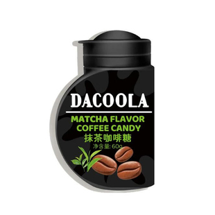 达口乐免煮即食咖啡糖网红糖提神原味抹茶味咖啡豆香醇黑咖啡60g