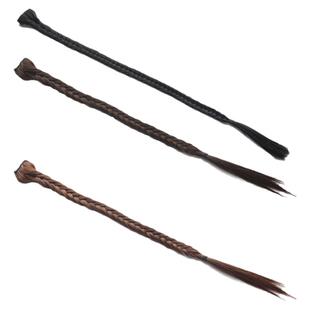 古装拍戏纯手编制麻花辫假发片直发鱼骨辫接发片辫子刘海发箍包邮