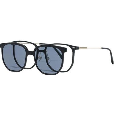 JINS睛姿SWITCH近视眼镜太阳镜贴片墨镜加配防蓝光镜片URF25S224