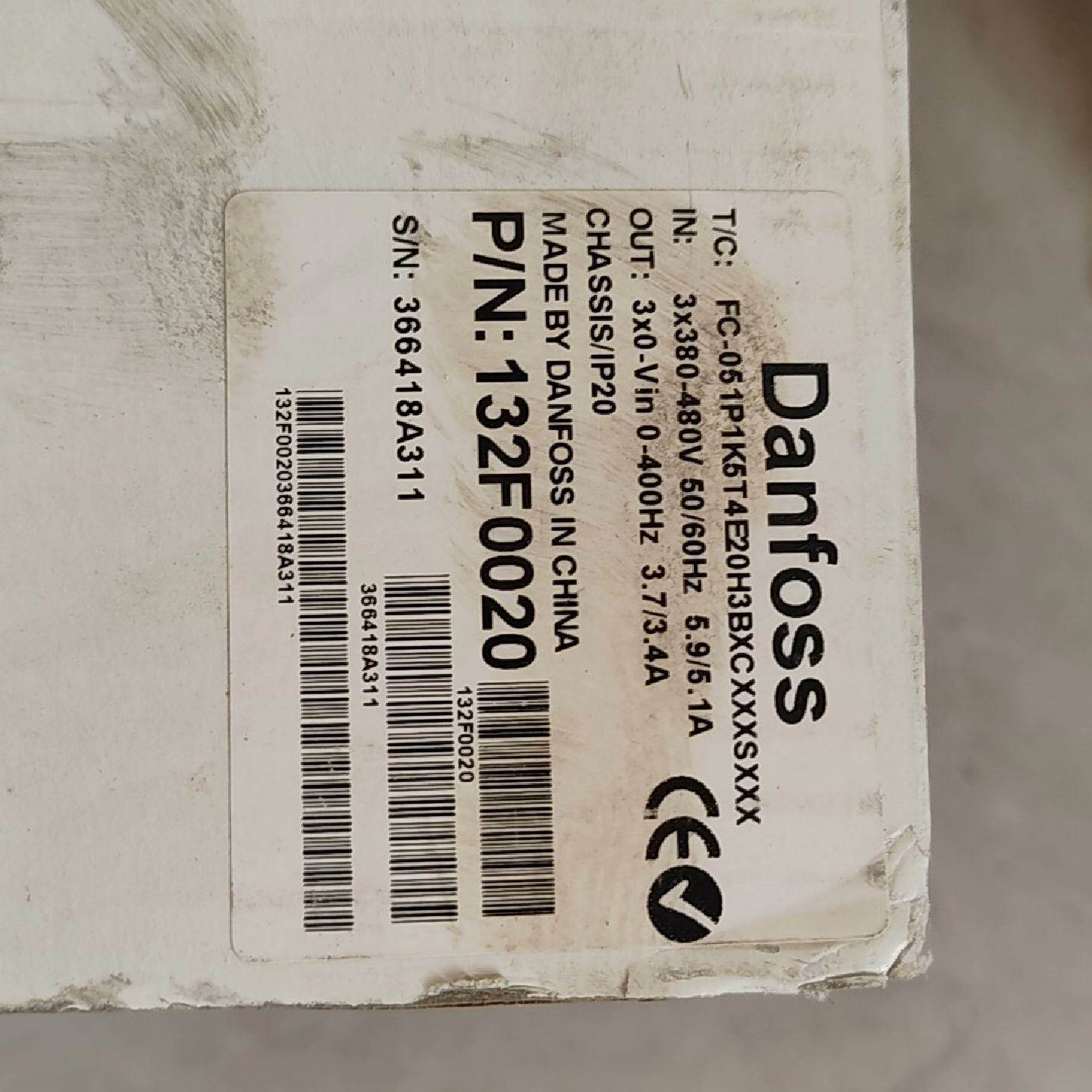 议价Danfoss 132F0020 变频器 ， - 实物图
