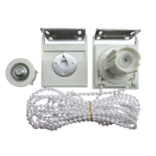 卷帘支架拉姆斯办公室升降窗帘拉绳密拉珠安装码四方头卷轴零配件