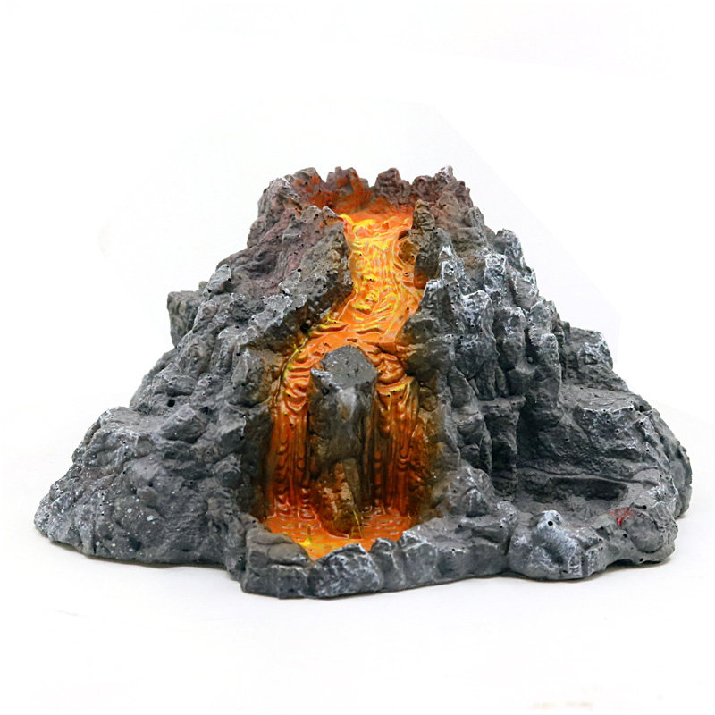 鱼缸青龙石假山水族箱造景装饰火山爬虫昆虫洞乌龟三湖慈鲷躲避洞