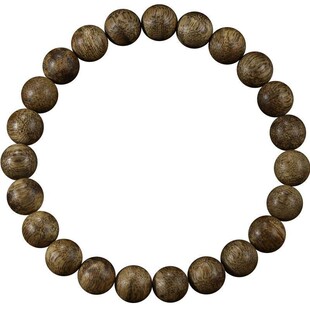 【味甜辛甘】越南顺化绿棋楠沉香手串天然生结老料佛珠8mm保真