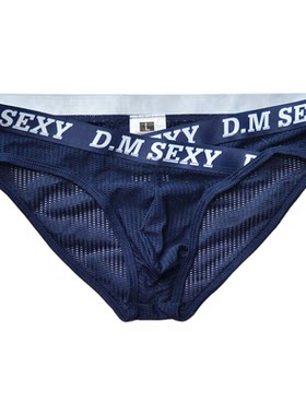 D.M字母运动透气夏季网眼三角