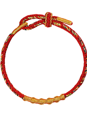 普陀山马年本命年红绳手绳