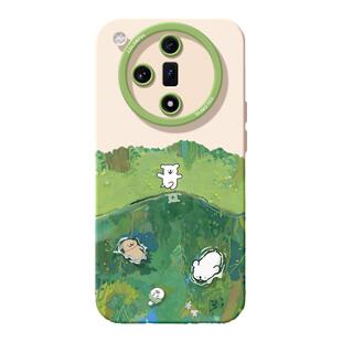 适用oppofindx8手机壳女款findx9pro保护套硅胶ultra全包防摔x6por磨砂外壳x5涂鸦小狗0pp0春日x7pro新款软壳