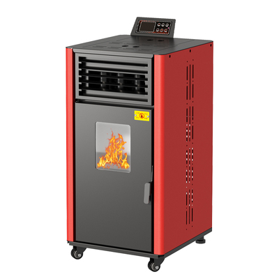 智能环保无烟木柴颗粒两用取暖炉