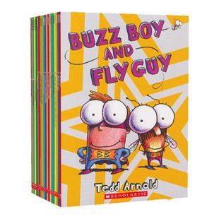 英文原版Hi Fly Guy 苍蝇小子20册 可点读 Scholastic全彩英语初级章节桥梁漫画书Fly Guy And Buzz 苍蝇小子分级读物flyguy