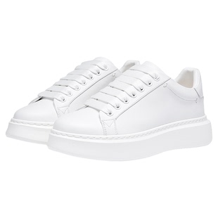 意大利诺贝达男鞋男士休闲皮鞋真皮厚底小白鞋男款百搭加绒板鞋子