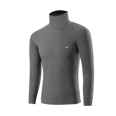 七匹狼官方高领纯棉秋衣男