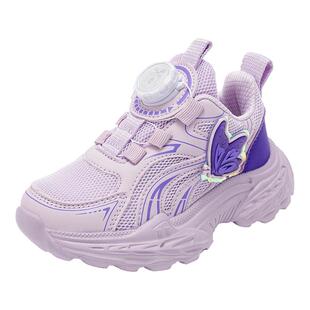 巴布豆童鞋女童运动鞋2025新款秋季小学生女孩鞋女款秋鞋儿童鞋子