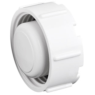 联塑pvc排水管50 75螺帽110检查口盖子卫生间下水道管检查口盖板