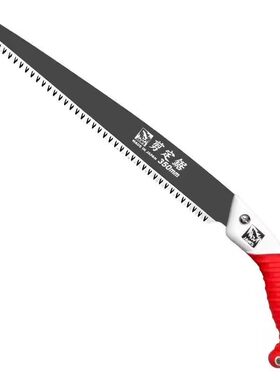 日本进口锯子手锯家用小型手持锯树神器木工钢锯手工锯木头折叠