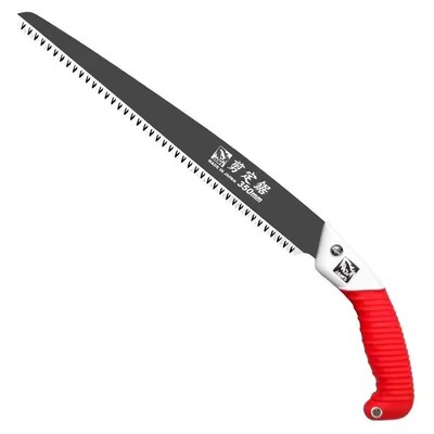 日本进口锯子手锯锯树神器家用小型手持木工钢锯手工锯木头折叠