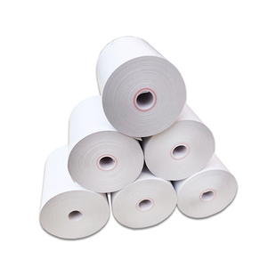 热敏打印纸57x50收银机58mm打印机收银纸80x80整箱美团外卖超市80x60x50小票纸餐厅57x40x30卷纸无管芯纸业