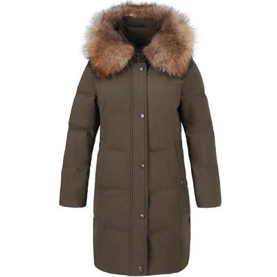 长款可脱卸大毛领新品羽绒服