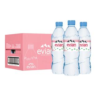 法国evian依云矿泉水330/500ml24瓶整箱进口水高端天然饮用水饮料