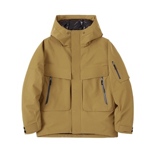 JSSD HOMME 冬季新款白鹅绒羽绒服男款冬季休闲商务防水羽绒外套