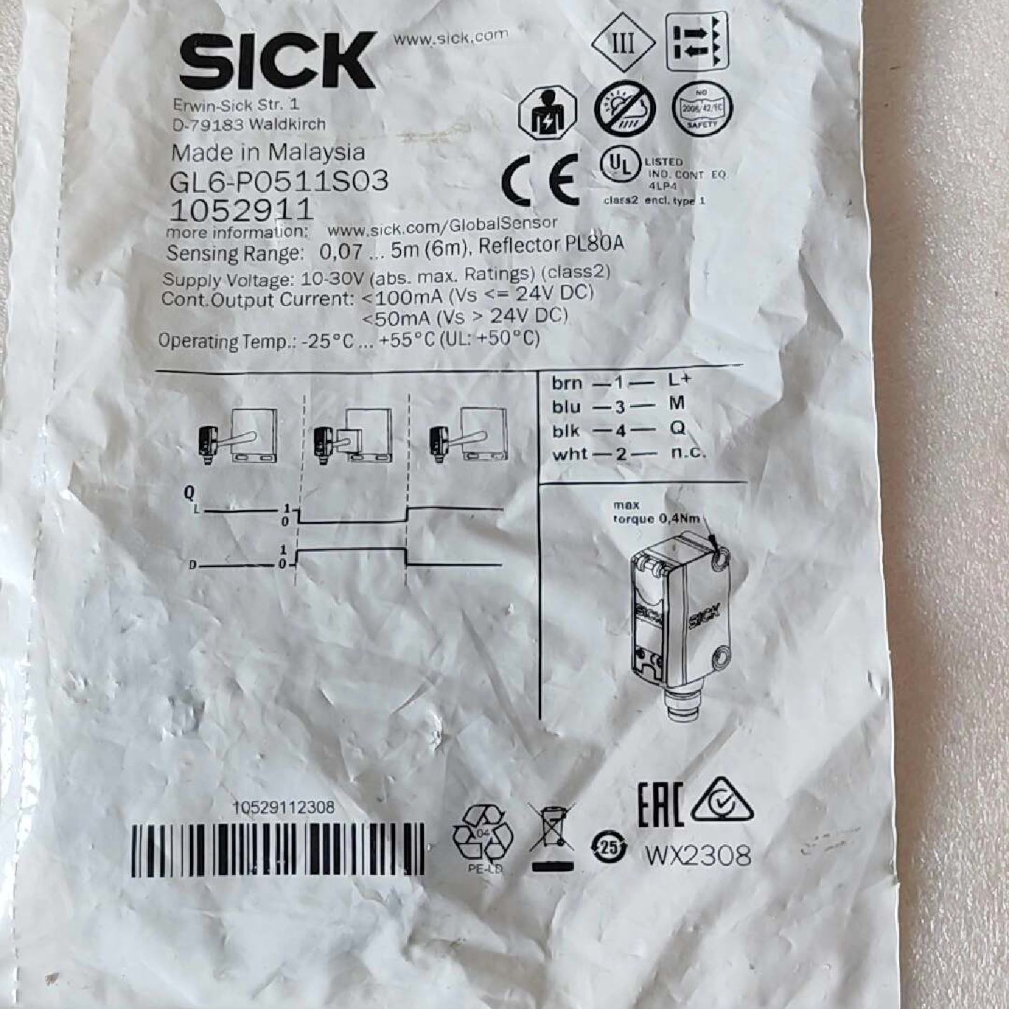 【议价-可维修】   光电传感器 GL6-P0511S03 /均有货 - 实物图