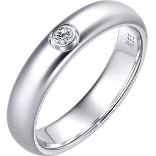 周生生PROMESSA如一系列18K白色黄金钻石戒指94350R