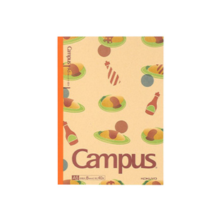 日本kokuyo国誉Campus无线装订本新意匠牛皮纸记事本中学生女日记本胶装点线本a5/b5横线笔记本套装