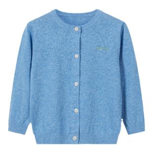 ArborTree  有机棉亚麻宝宝春秋季百搭针织开衫外套 吸湿排汗