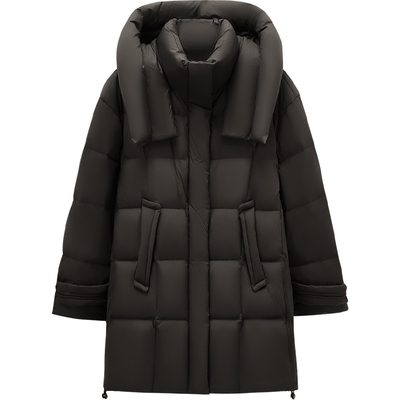 爱居兔石墨烯羽绒服2025年冬季新款女保暖锁温轻盈冬外套