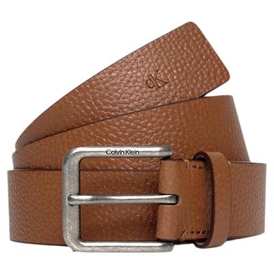 Calvin Klein/凯文克莱 25新款男士牛皮皮带腰带银泰百货 301458