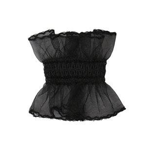 Lolita洛丽塔蕾丝网纱花边手袖腕带可爱甜美手腕花lo娘手环配饰品