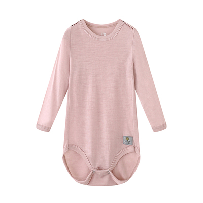 janus羊毛婴儿长袖保暖速干哈衣