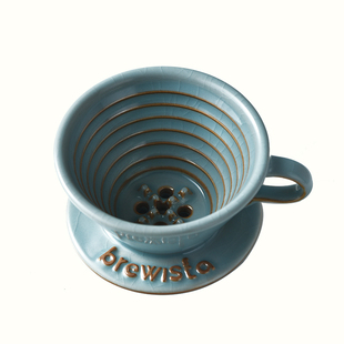 Brewista景德镇陶瓷手冲咖啡滤杯蛋糕型五孔家用滴滤式咖啡过滤杯