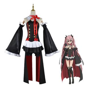 雾都动漫终结的炽天使克鲁鲁费娘米迦 cosplay服万圣节吸血鬼套装
