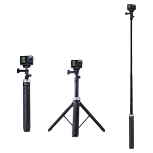 泰迅适配大疆action3/4/5pro/6运动相机自拍杆pocket3影石ACEPro2三向自拍杆支架osmo3601.5米三脚架VLOG拍摄