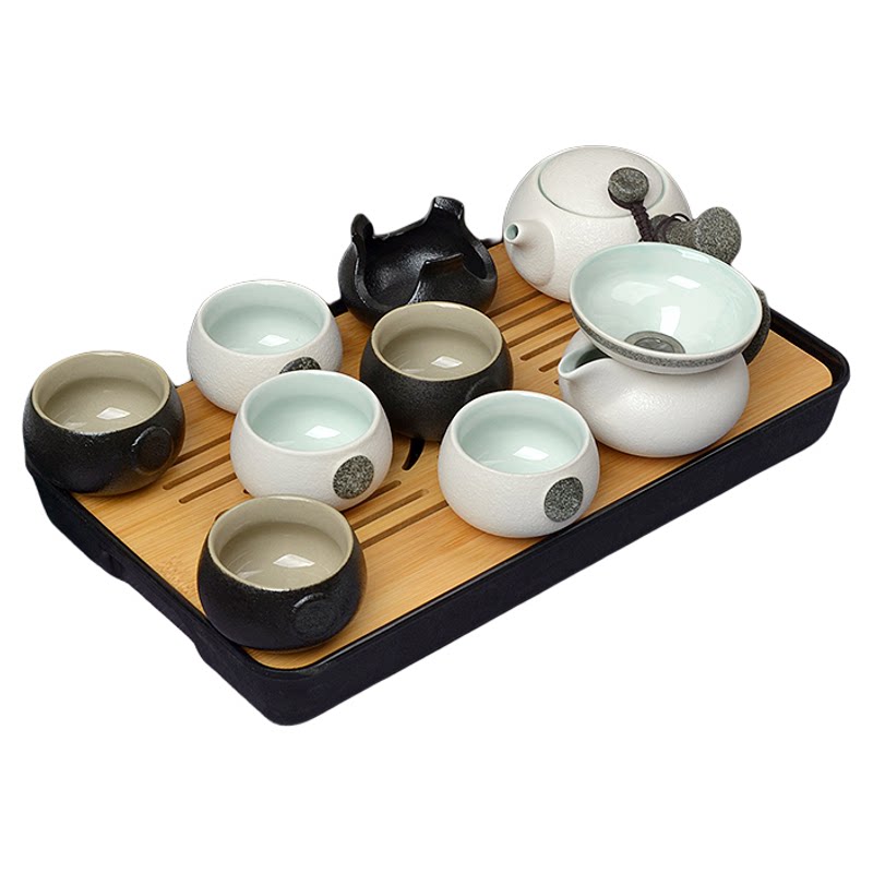 茶具套装酒店企鹅壶茶杯托盘家用
