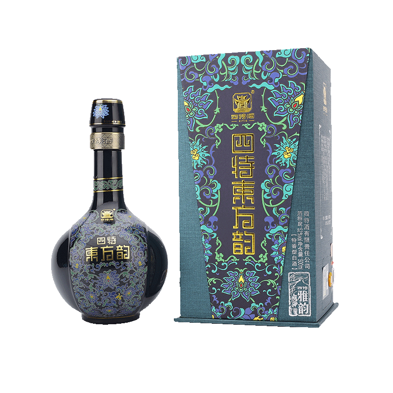 官方正品丨四特酒 东方韵雅韵52度500ml特香型白型浓清酱一口三香