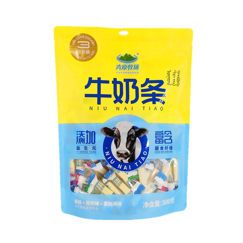 青原牧场牛奶条添加益生元