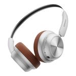 联想TH66穿搭头戴式耳机复古美拉德风无线蓝牙降噪2024新款银棕色