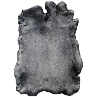 冬季獭兔毛整张皮草外套女内胆毛领袖口车扶手垫坐垫兔毛皮毛一体