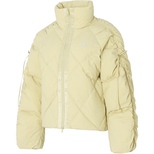 adidas阿迪达斯三叶草冬季女子运动休闲羽绒服防风保暖外套KC2613