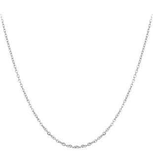 周大生铂金素链女Pt950肖邦链O字链满天星链可调节生日礼物送女友