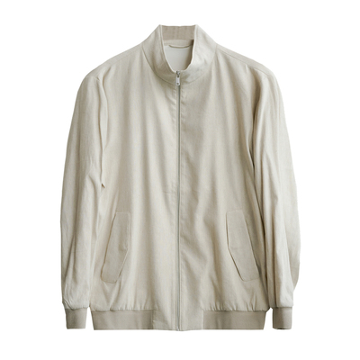 JSSDHOMME新老钱风亚麻夹克