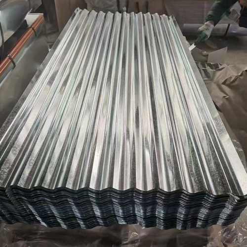 热浸镀锌压型瓦楞板 有花镀锌波浪瓦 无花镀锌波纹瓦 建筑围挡瓦